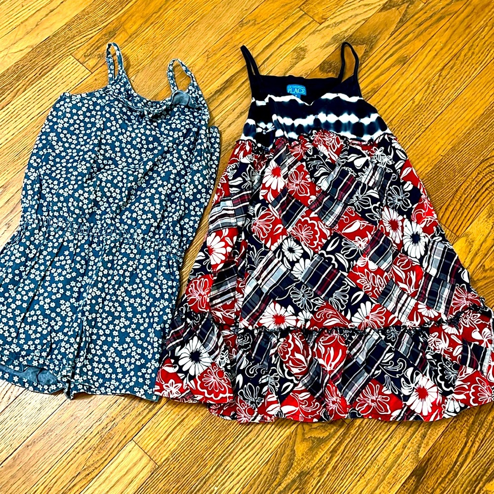 Girls dress and romper